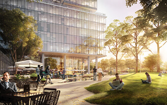 חזית בניין קמפוס אמות חולון